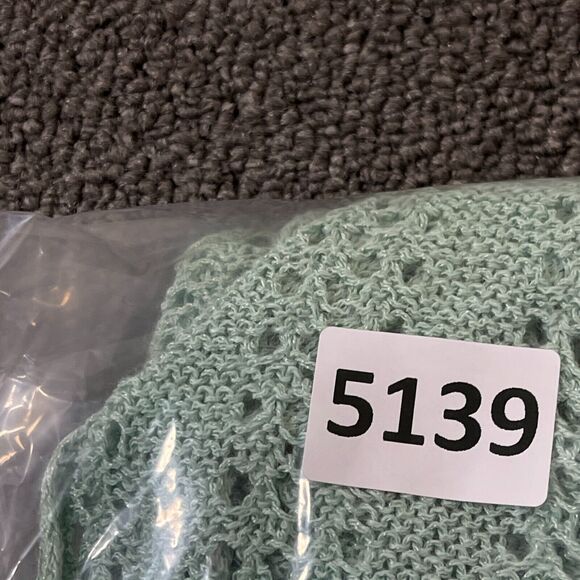 Soft Surroundings Wrap Womens Size Small S Open Knit Cape Cover Up Sleeveless - Picture 7 of 7